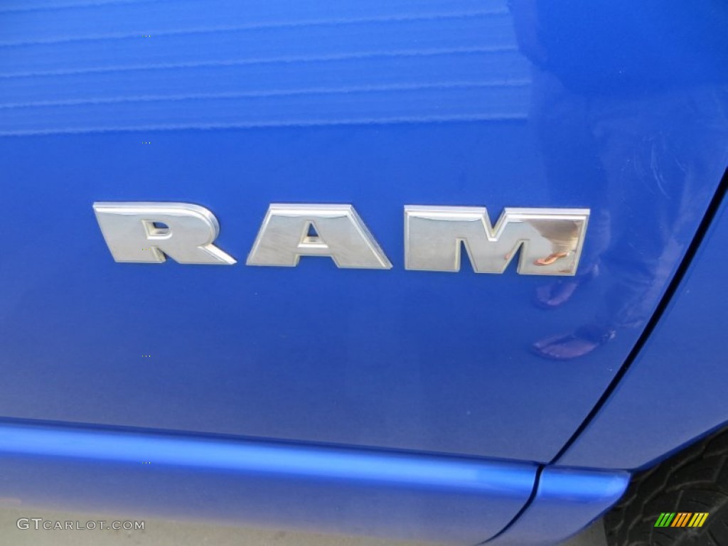 2008 Ram 1500 ST Regular Cab - Electric Blue Pearl / Medium Slate Gray photo #15