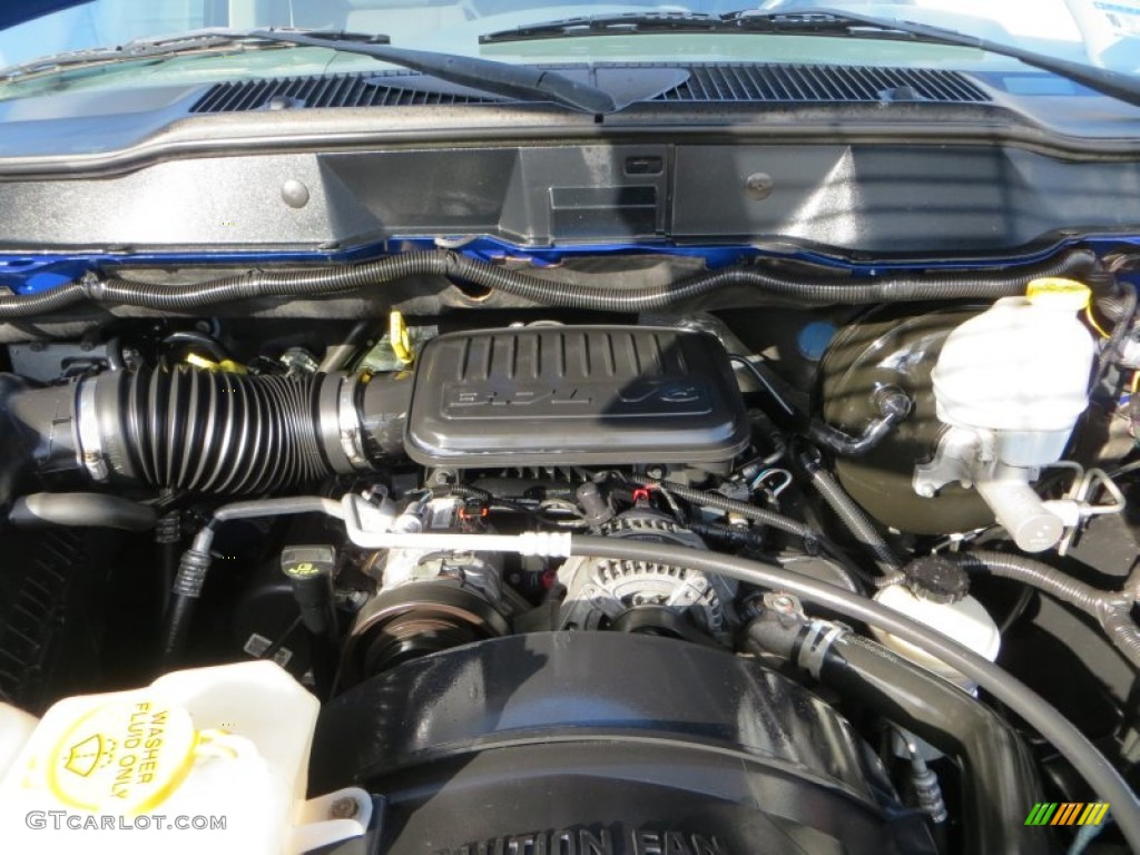 2008 Ram 1500 ST Regular Cab - Electric Blue Pearl / Medium Slate Gray photo #21