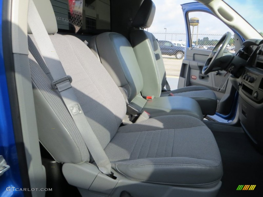 2008 Ram 1500 ST Regular Cab - Electric Blue Pearl / Medium Slate Gray photo #24