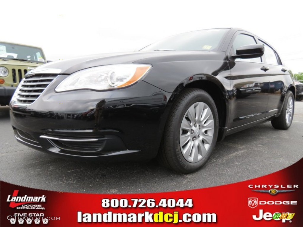 2013 200 LX Sedan - Black / Black photo #1