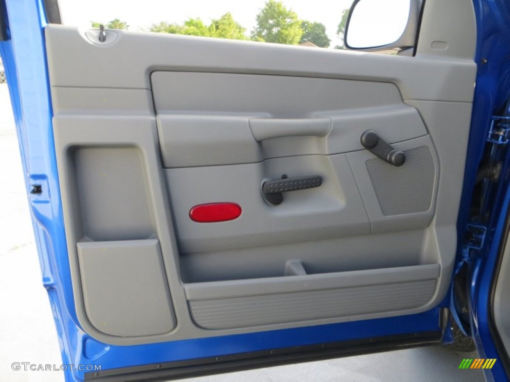 2008 Ram 1500 ST Regular Cab - Electric Blue Pearl / Medium Slate Gray photo #26