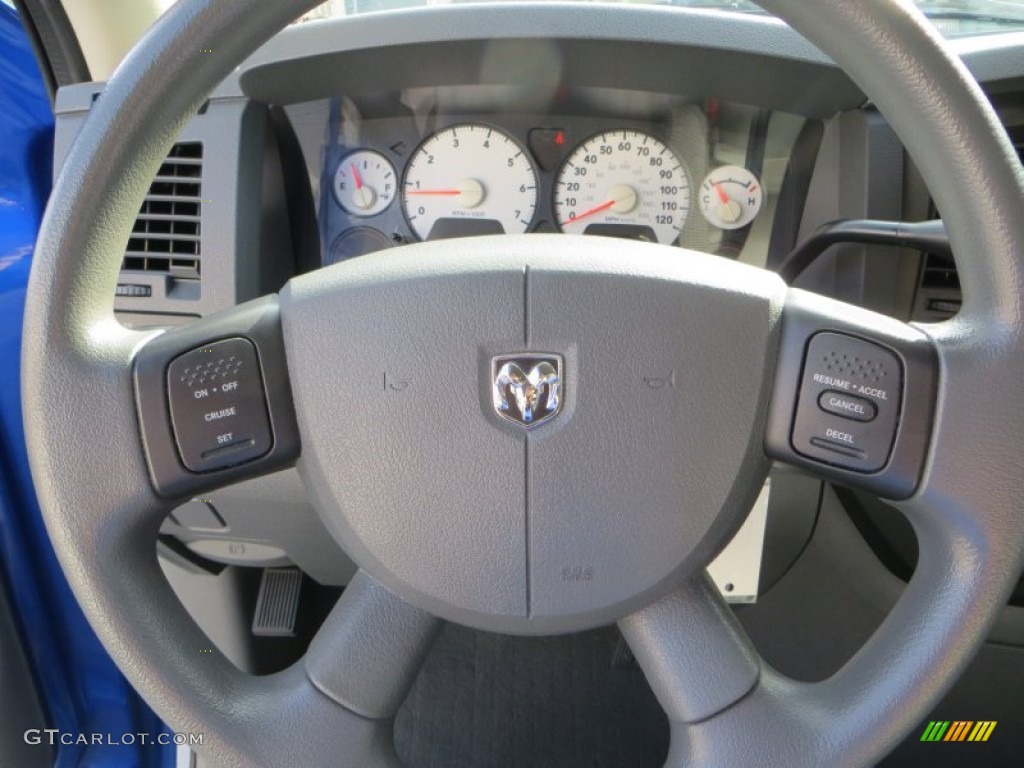 2008 Ram 1500 ST Regular Cab - Electric Blue Pearl / Medium Slate Gray photo #33