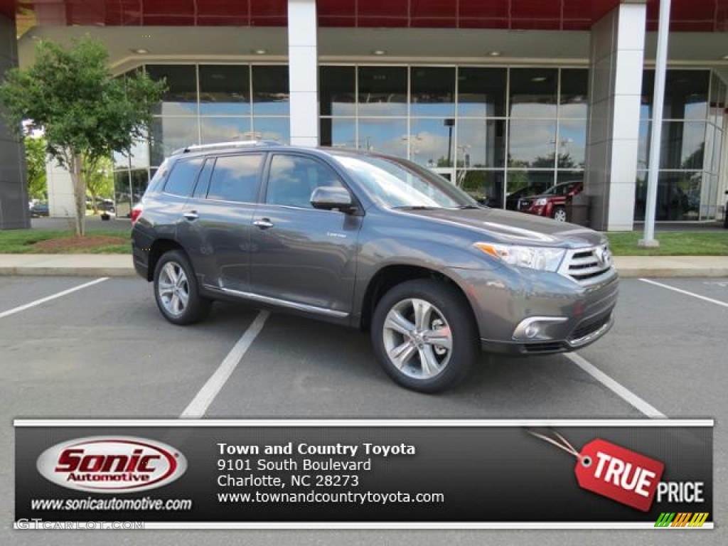 2013 Highlander Limited 4WD - Magnetic Gray Metallic / Ash photo #1