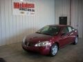 2005 Sport Red Metallic Pontiac G6 Sedan  photo #1