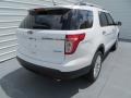 2013 White Platinum Tri-Coat Ford Explorer XLT  photo #4