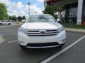 2013 Blizzard White Pearl Toyota Highlander   photo #2