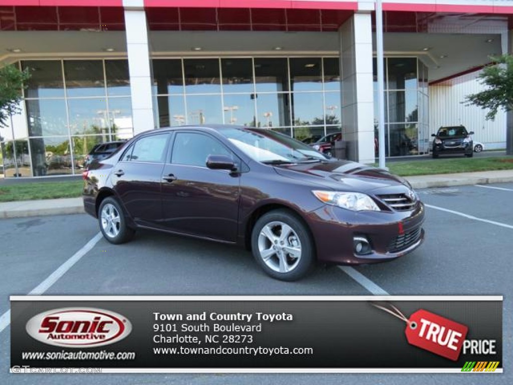 2013 Corolla LE Special Edition - Black Currant Metallic / Ash photo #1