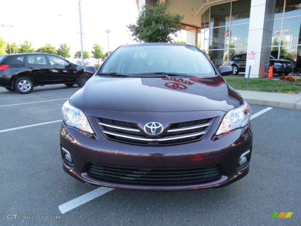 2013 Corolla LE Special Edition - Black Currant Metallic / Ash photo #2