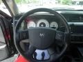 2008 Dodge Dakota Dark Slate Gray/Sport Red Interior Steering Wheel Photo