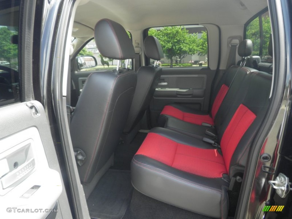 2008 Dodge Dakota Sport Crew Cab Rear Seat Photos