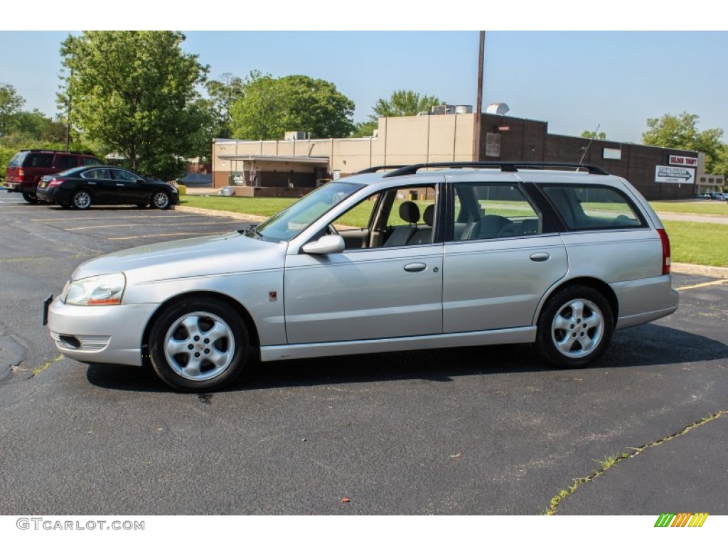 Bright Silver 2003 Saturn L Series LW200 Wagon Exterior Photo #81648652