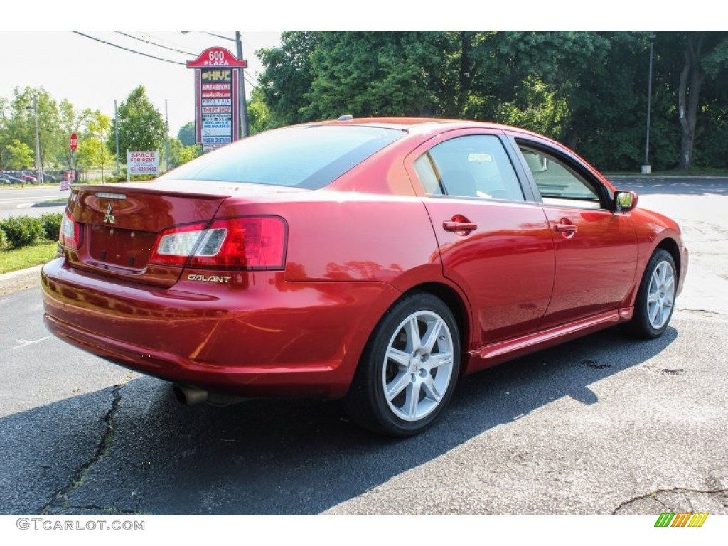 2010 Galant Sport Edition - Rave Red Pearl / Medium Gray photo #6