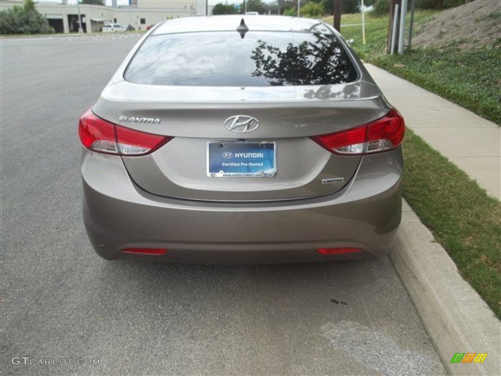 2012 Elantra Limited - Desert Bronze / Beige photo #5