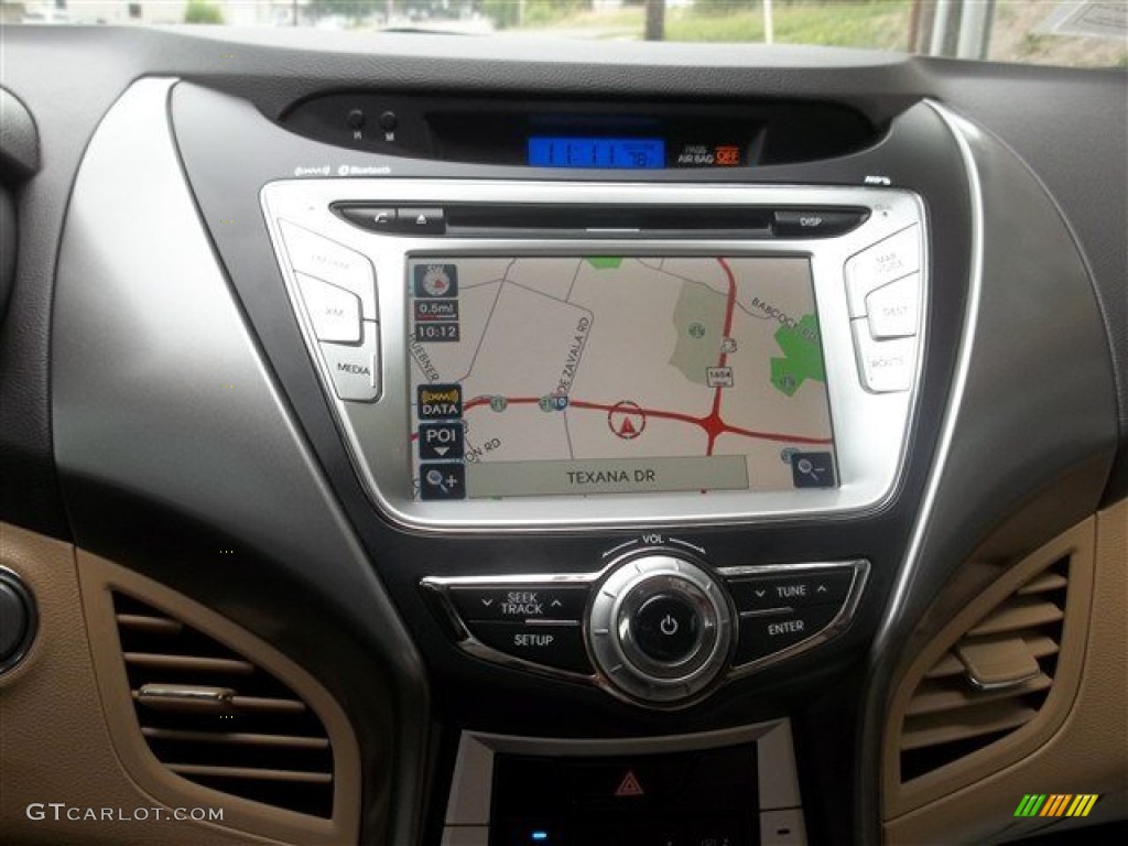 2012 Elantra Limited - Desert Bronze / Beige photo #27