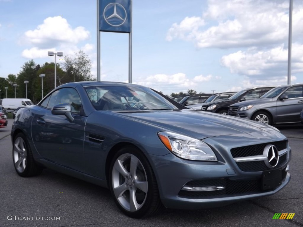 2012 SLK 350 Roadster - Silver Mist Metallic / Sahara Beige photo #3