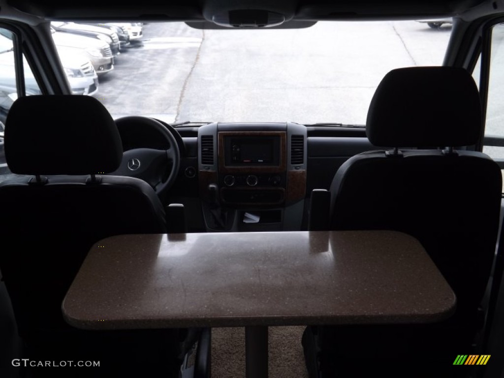 2013 Sprinter 3500 Passenger Conversion Van - Citation Beige Graphics / Black Leatherette photo #10