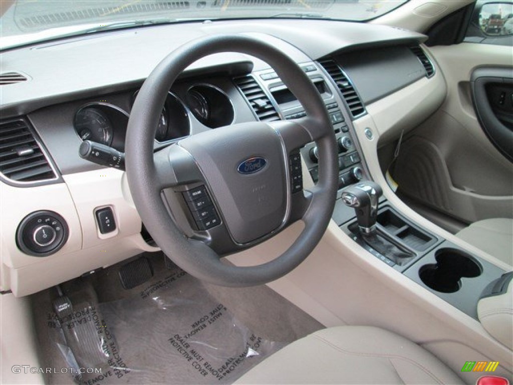 2010 Ford Taurus SE Light Stone Dashboard Photo #81653005