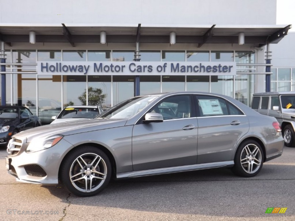 2014 E 350 4Matic Sport Sedan - Paladium Silver Metallic / Black photo #1