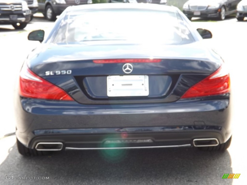 2013 SL 550 Roadster - Lunar Blue Metallic / Beige/Brown photo #4
