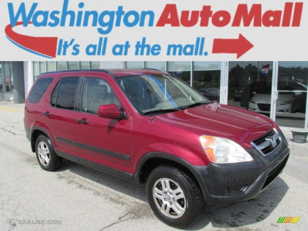 2003 CR-V EX 4WD - Chianti Red Pearl / Saddle photo #1