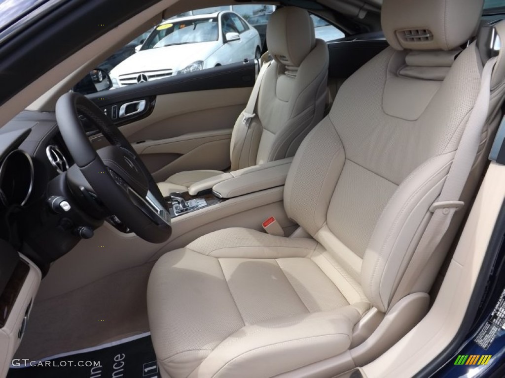 2013 SL 550 Roadster - Lunar Blue Metallic / Beige/Brown photo #6