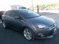 2013 Sterling Gray Ford Focus Titanium Hatchback  photo #9