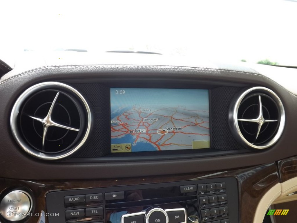 2013 SL 550 Roadster - Lunar Blue Metallic / Beige/Brown photo #11