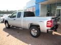 2013 Silver Ice Metallic Chevrolet Silverado 1500 LT Extended Cab 4x4  photo #2