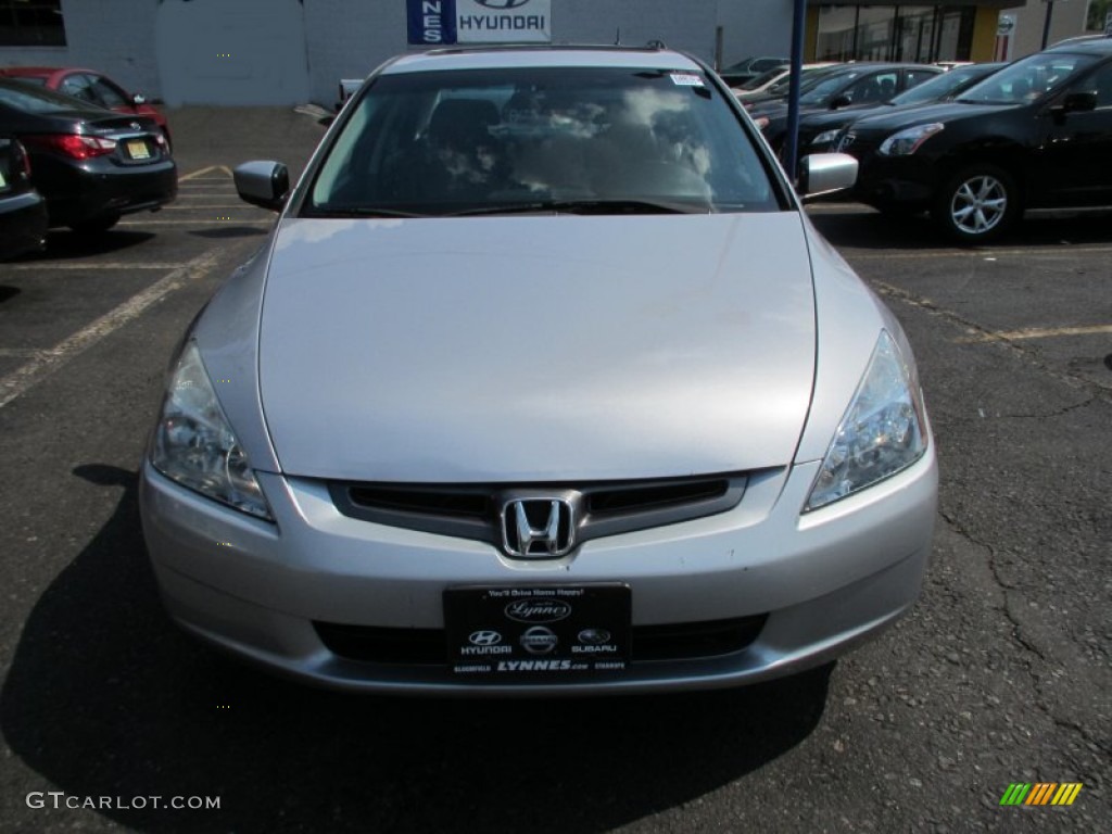 2003 Accord EX V6 Sedan - Satin Silver Metallic / Black photo #1