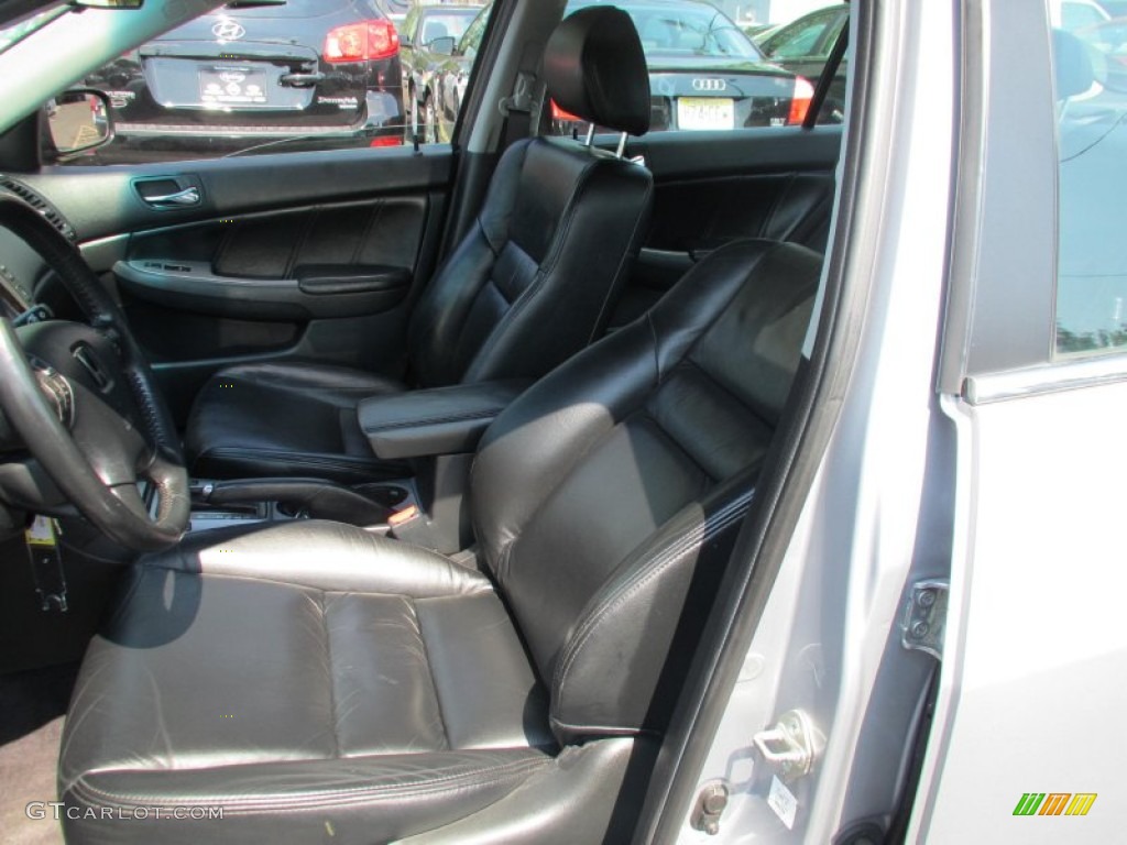 2003 Accord EX V6 Sedan - Satin Silver Metallic / Black photo #8