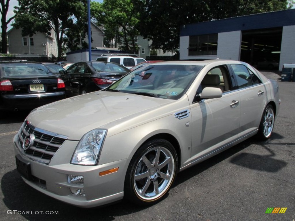 Gold Mist 2009 Cadillac STS V6 Exterior Photo #81654782