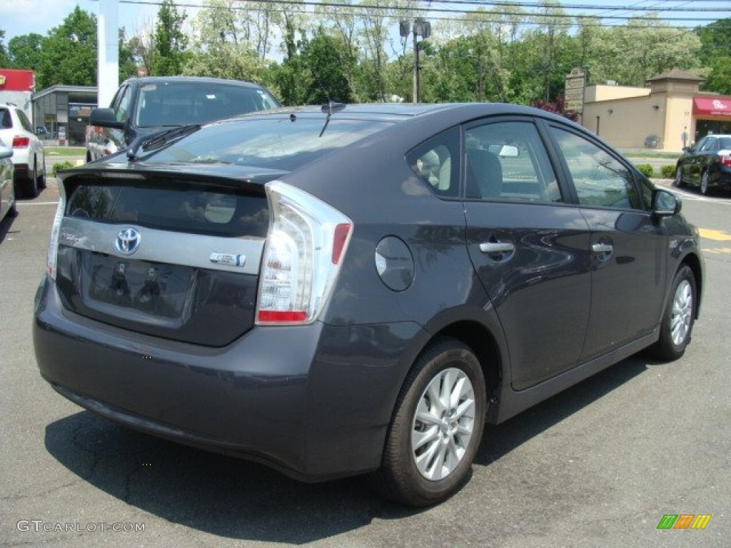 2013 Prius Plug-in Advanced Hybrid - Winter Gray Metallic / Dark Gray photo #4