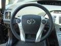 Dark Gray Steering Wheel Photo for 2013 Toyota Prius Plug-in #81655607