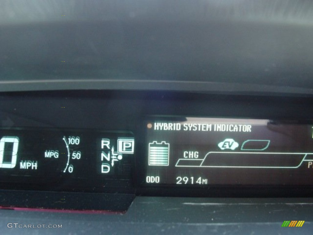 2013 Prius Plug-in Advanced Hybrid - Winter Gray Metallic / Dark Gray photo #13