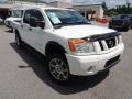 Blizzard White 2011 Nissan Titan Pro-4X Crew Cab 4x4