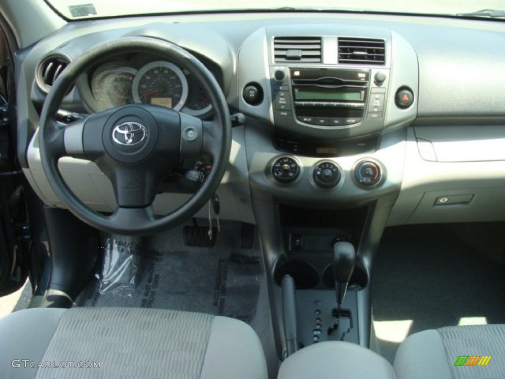 2010 RAV4 I4 4WD - Black Forest Pearl / Ash Gray photo #11