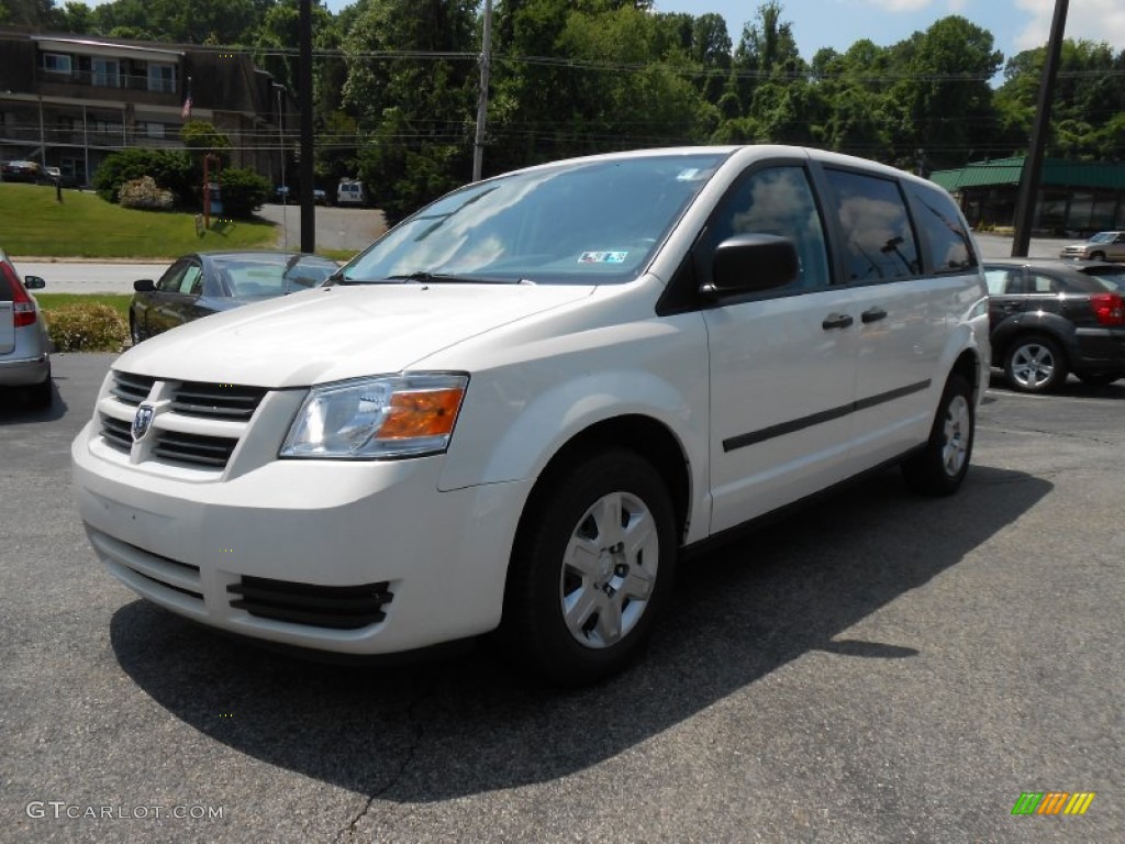 2010 Grand Caravan C/V - Stone White / Dark Slate Gray/Light Shale photo #3