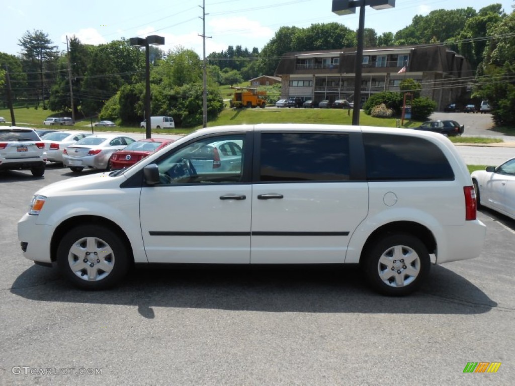 2010 Grand Caravan C/V - Stone White / Dark Slate Gray/Light Shale photo #4