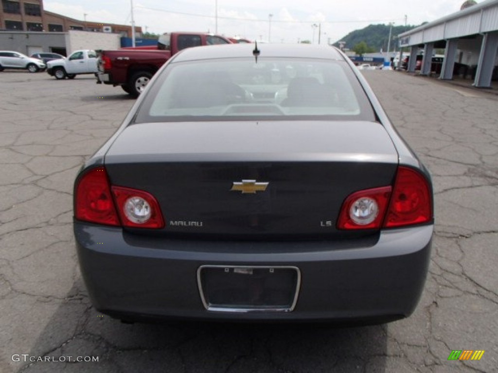 2008 Malibu LS Sedan - Dark Gray Metallic / Titanium Gray photo #7