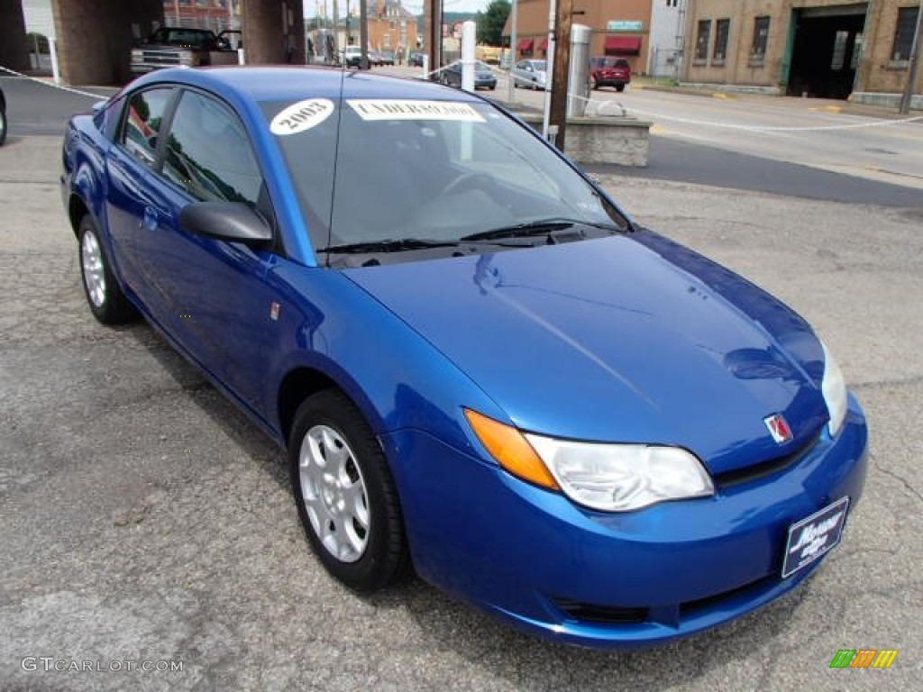 2003 ION 2 Quad Coupe - Bright Blue / Blue photo #2