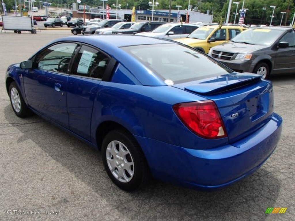 2003 ION 2 Quad Coupe - Bright Blue / Blue photo #6