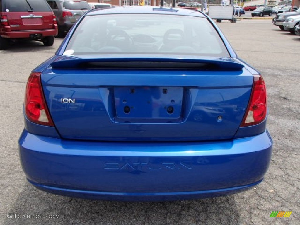 Bright Blue 2003 Saturn ION 2 Quad Coupe Exterior Photo #81658740