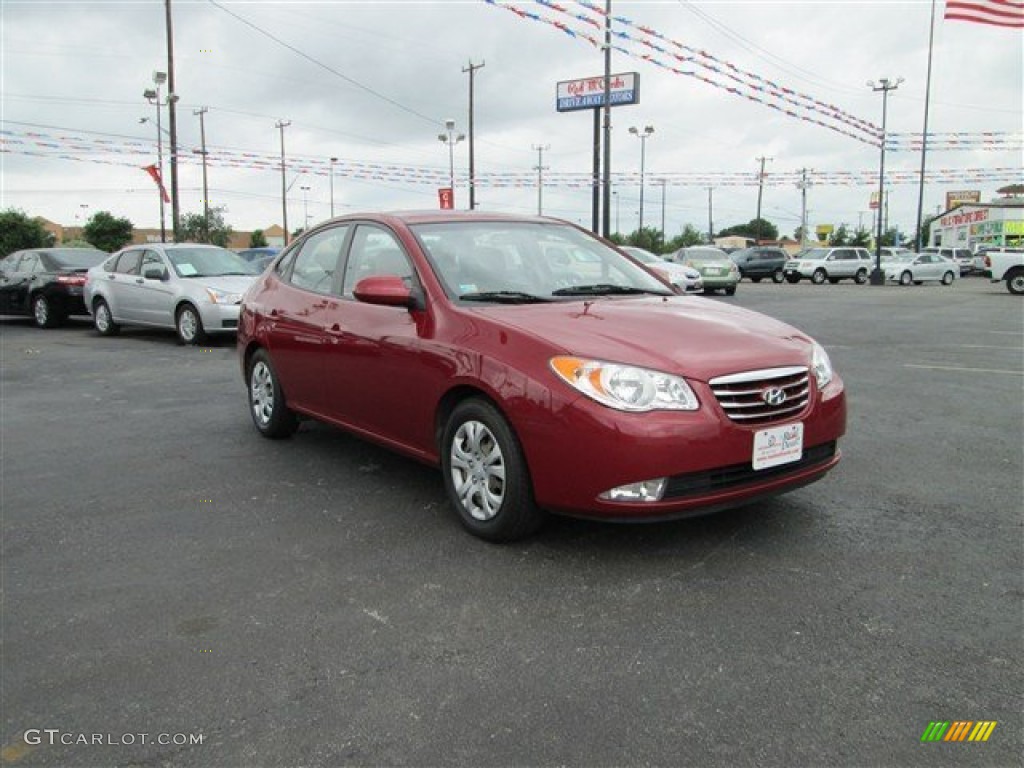 2010 Elantra SE - Apple Red Pearl / Gray photo #1