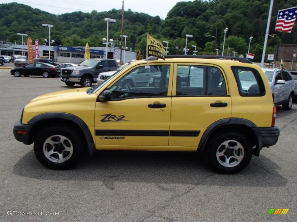 2003 Tracker ZR2 4WD Hard Top - Yellow / Medium Gray photo #5