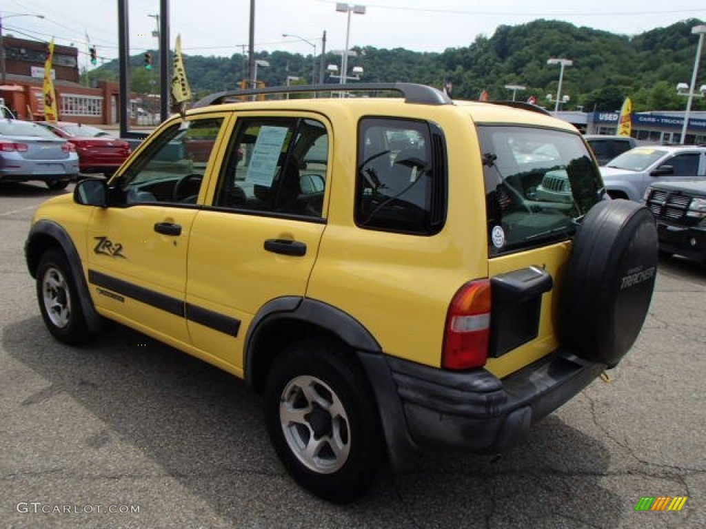 2003 Tracker ZR2 4WD Hard Top - Yellow / Medium Gray photo #6