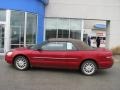2001 Inferno Red Tinted Pearlcoat Chrysler Sebring LXi Convertible  photo #3