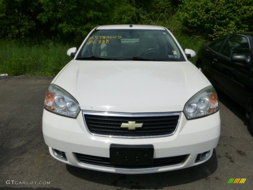 2007 Malibu LTZ Sedan - White / Cashmere Beige photo #5