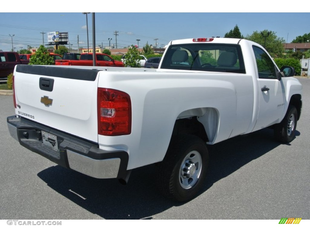 Summit White 2008 Chevrolet Silverado 2500HD Work Truck Regular Cab Exterior Photo #81661150