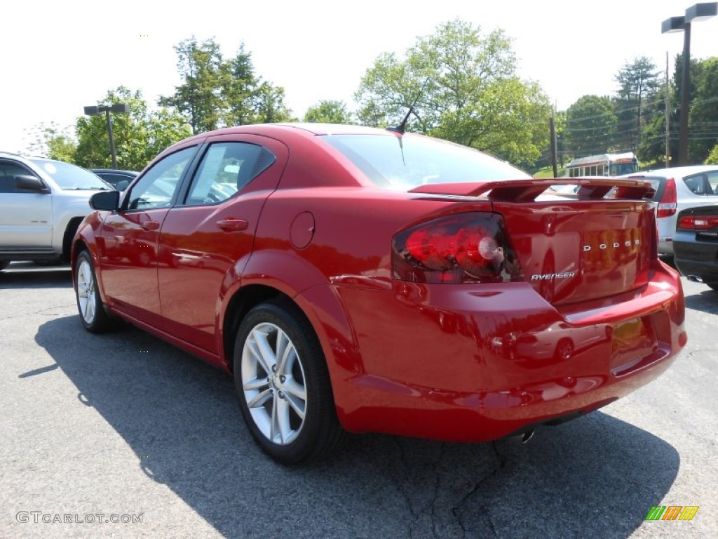 2011 Avenger Mainstreet - Redline 2 Pearl / Black/Red photo #5