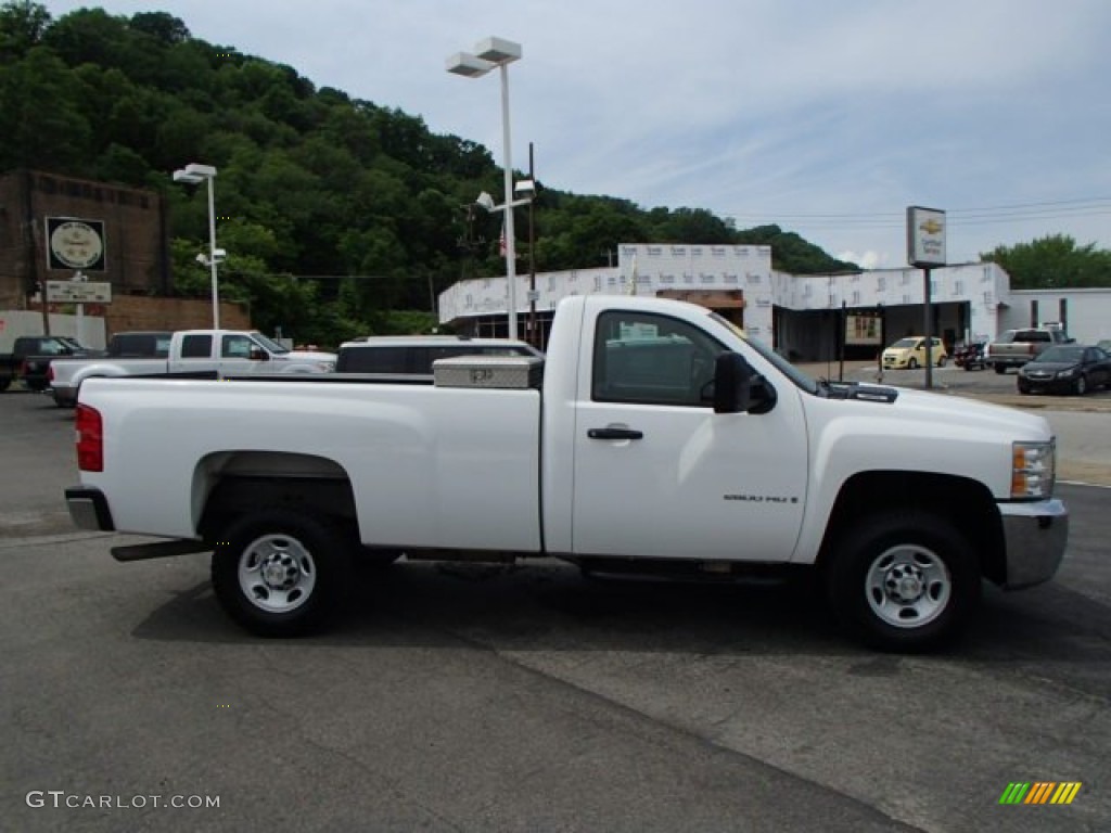 2007 Silverado 2500HD Work Truck Regular Cab - Summit White / Dark Titanium photo #1